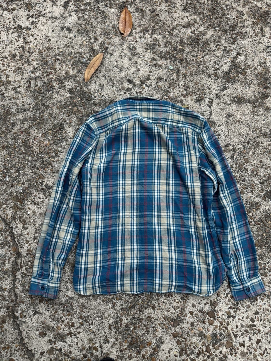 90s RRL 더블알엘 플란넬 체크 셔츠 상품이미지3