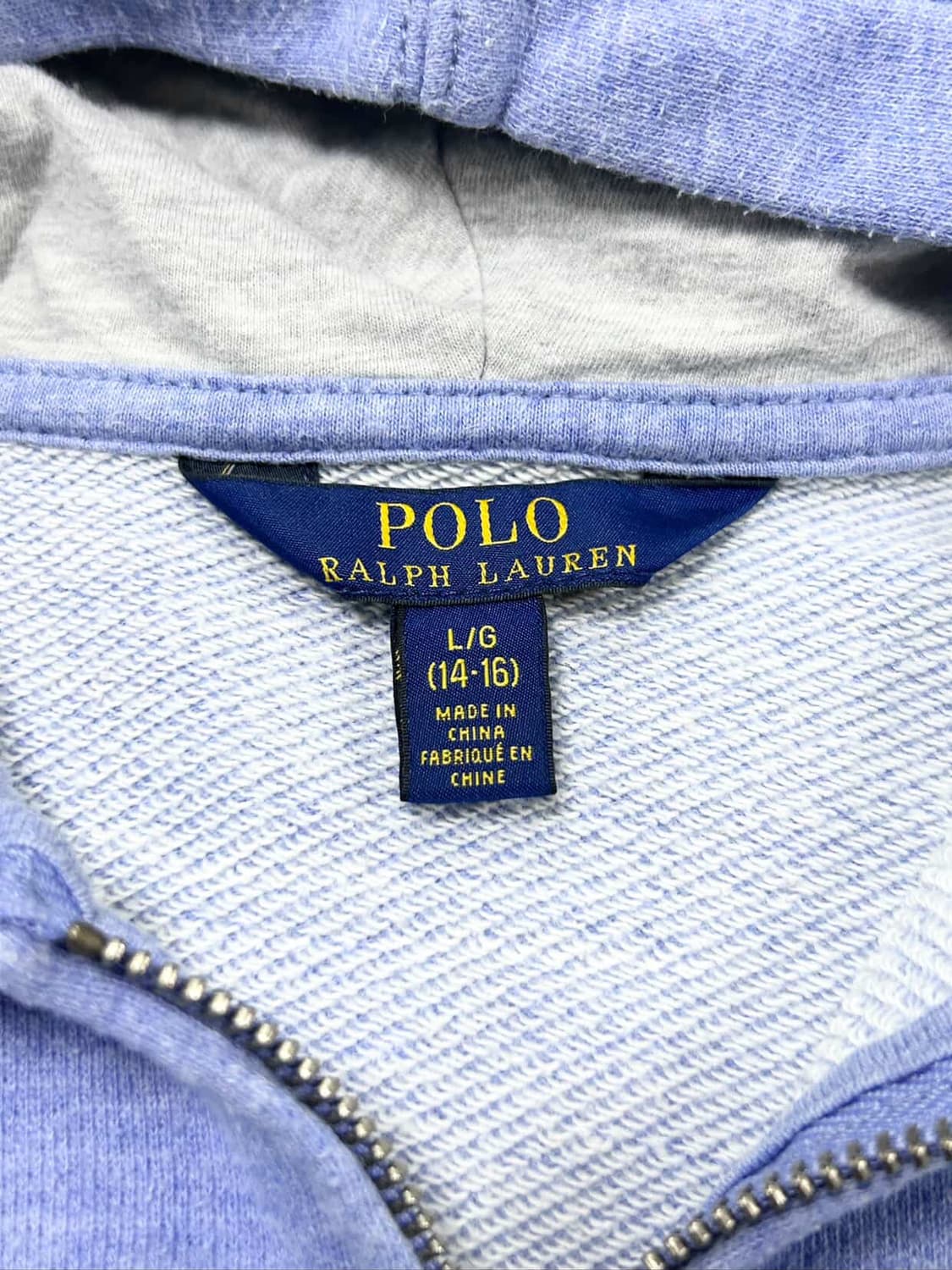 폴로 빅로고 뮤트소라 후드집업 상품이미지7