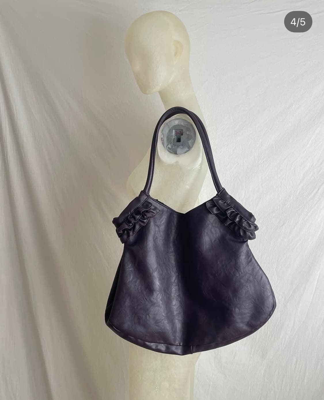빈티지 퍼플 숄더백 상품이미지2