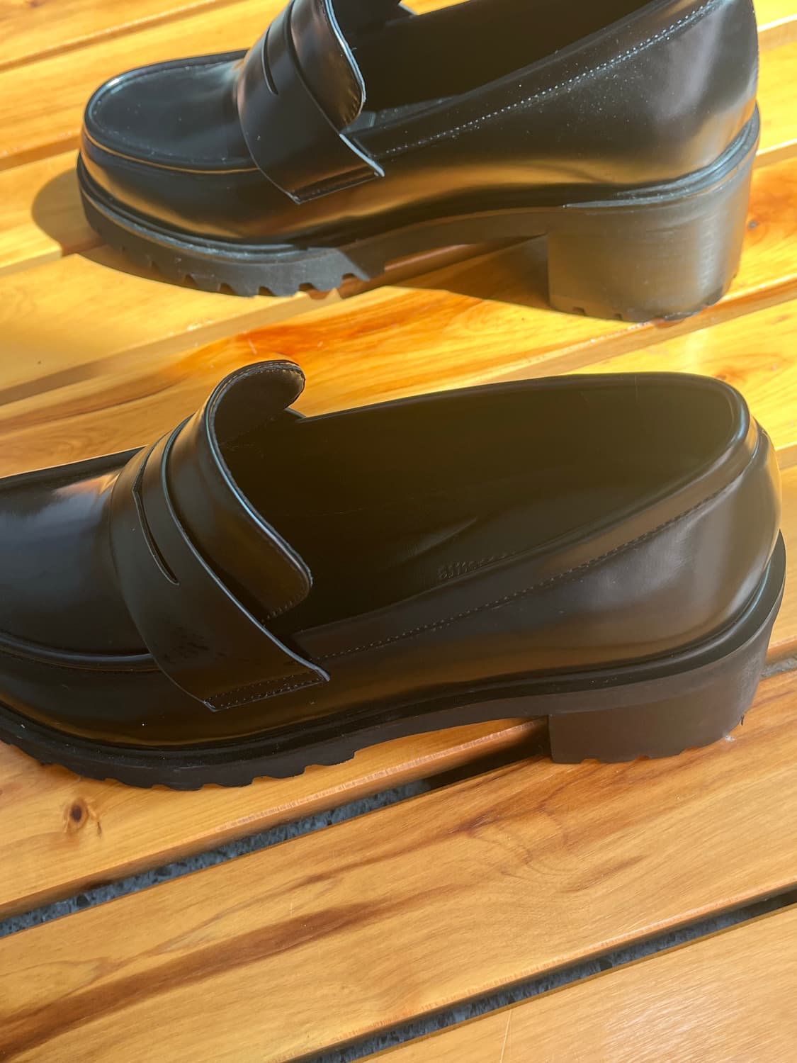 솔트앤 초콜릿 라운드 토 청키힐 펌프스 245 /한지민 엔믹스 규진 착용 상품이미지4