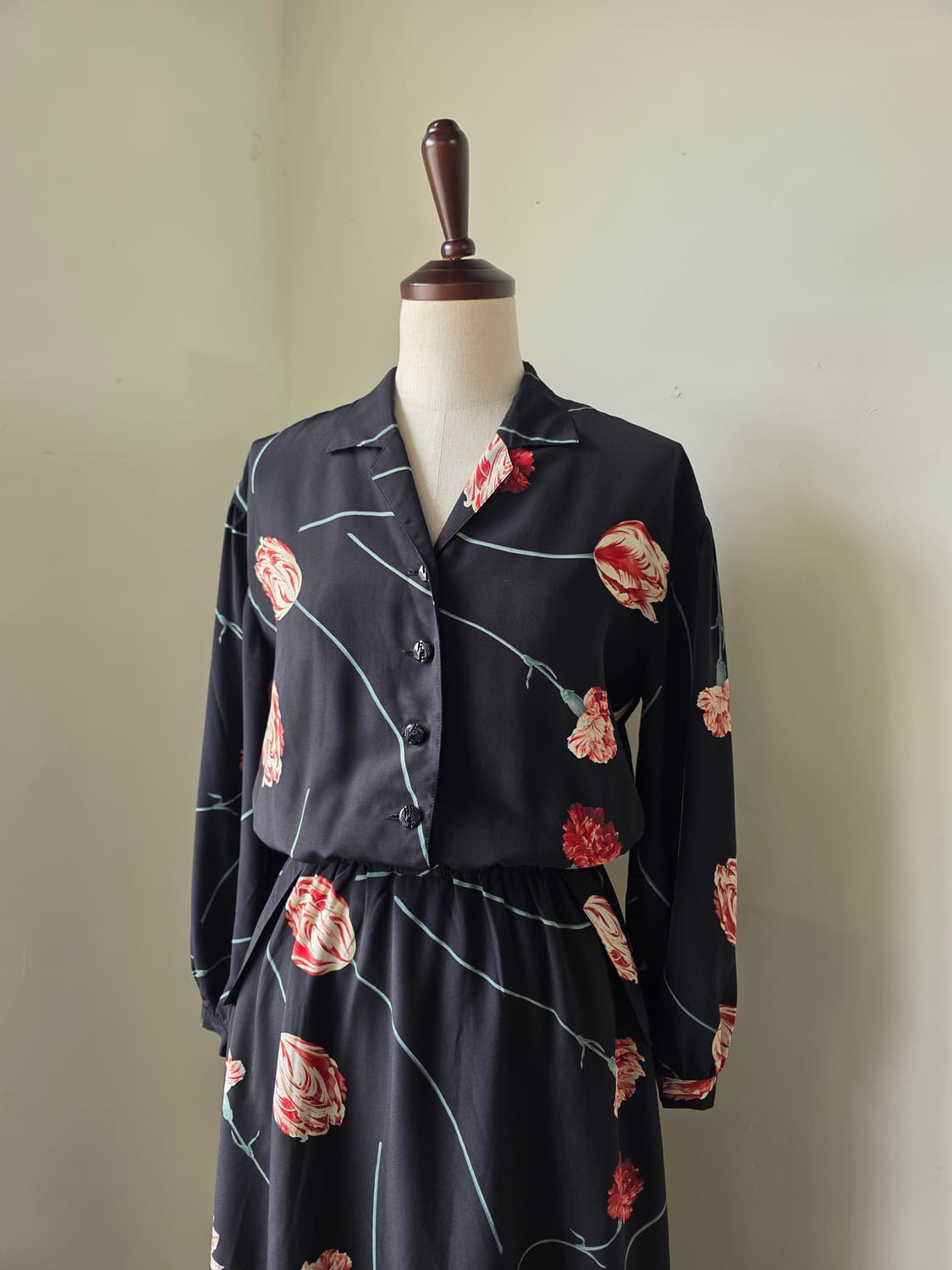 INGEBORG 플라워 패턴 롱 원피스 상품이미지2