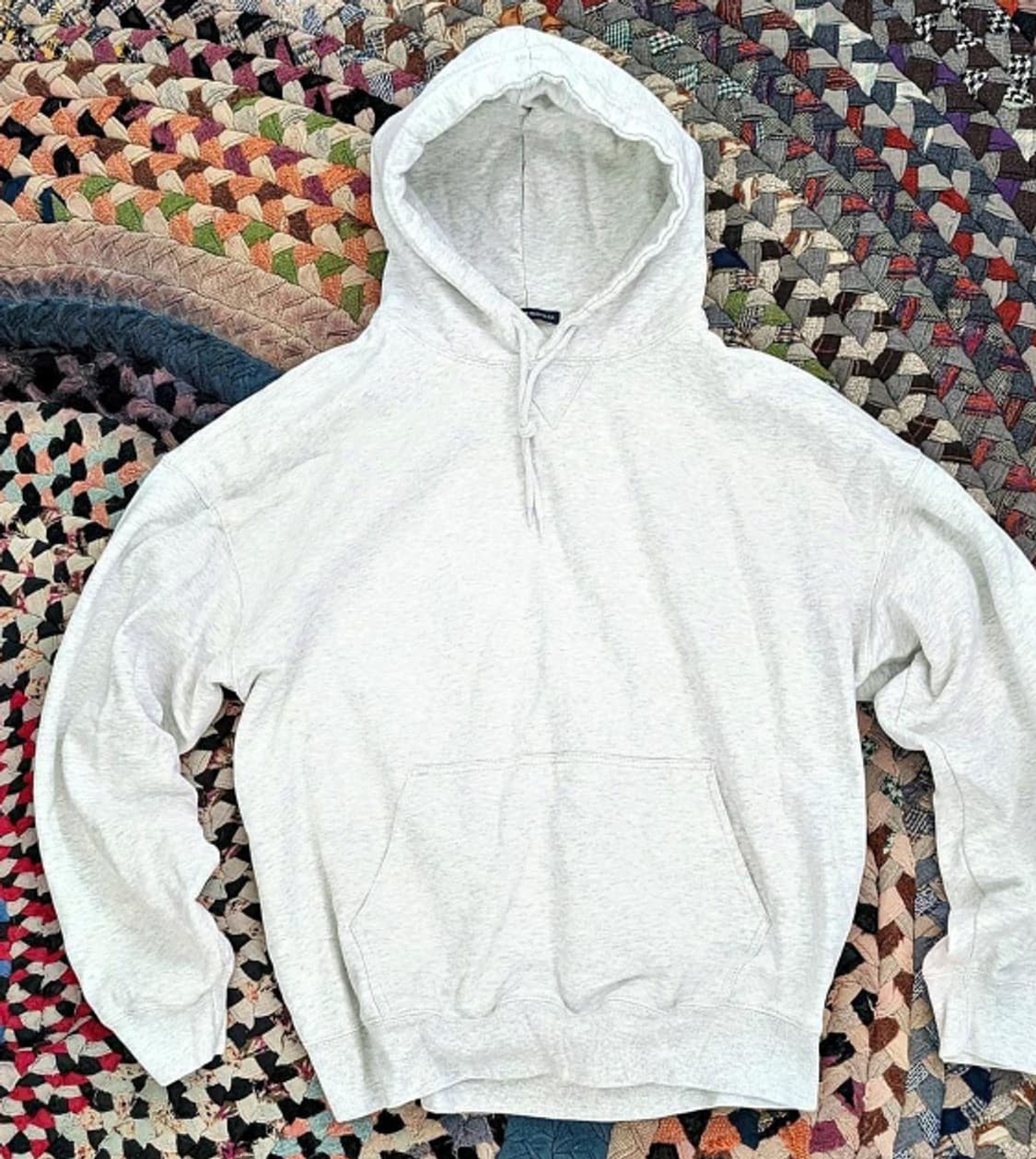 브랜디 멜빌 여성용 회색과 크림색 후디 상품이미지1