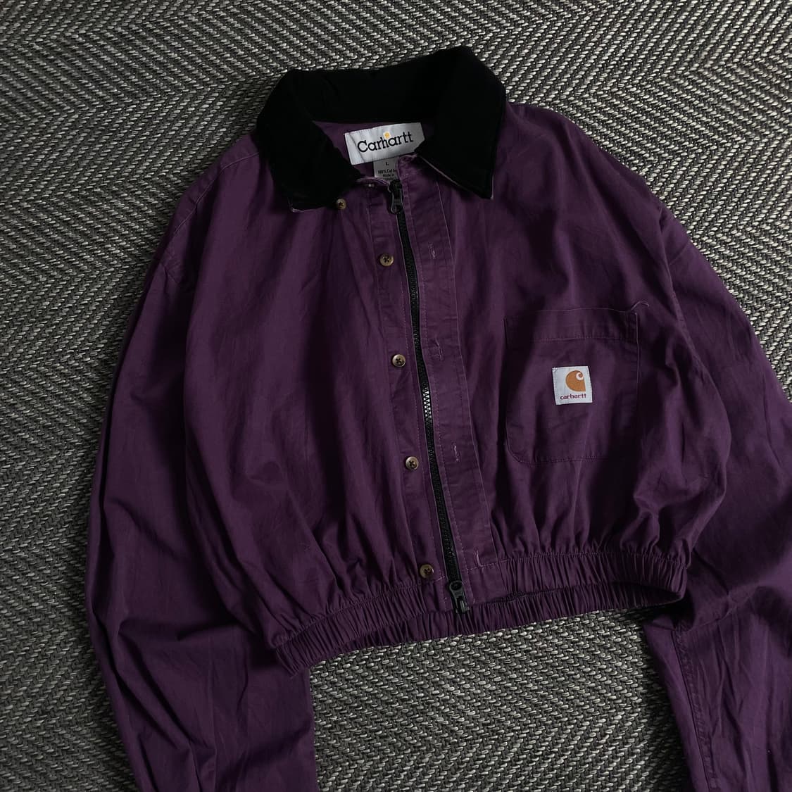 칼하트 크롭 리메이크 투웨이 셔츠 자켓y 3240 상품이미지1