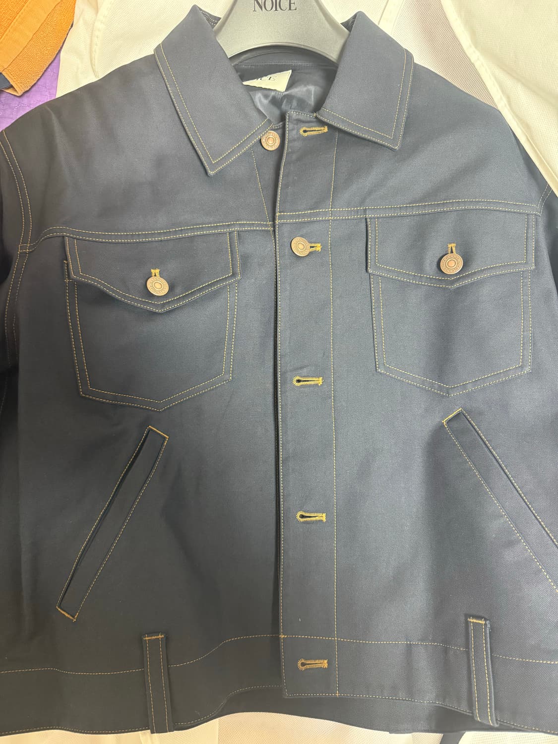 노이스  네이비 자켓 팝니다 상품이미지2