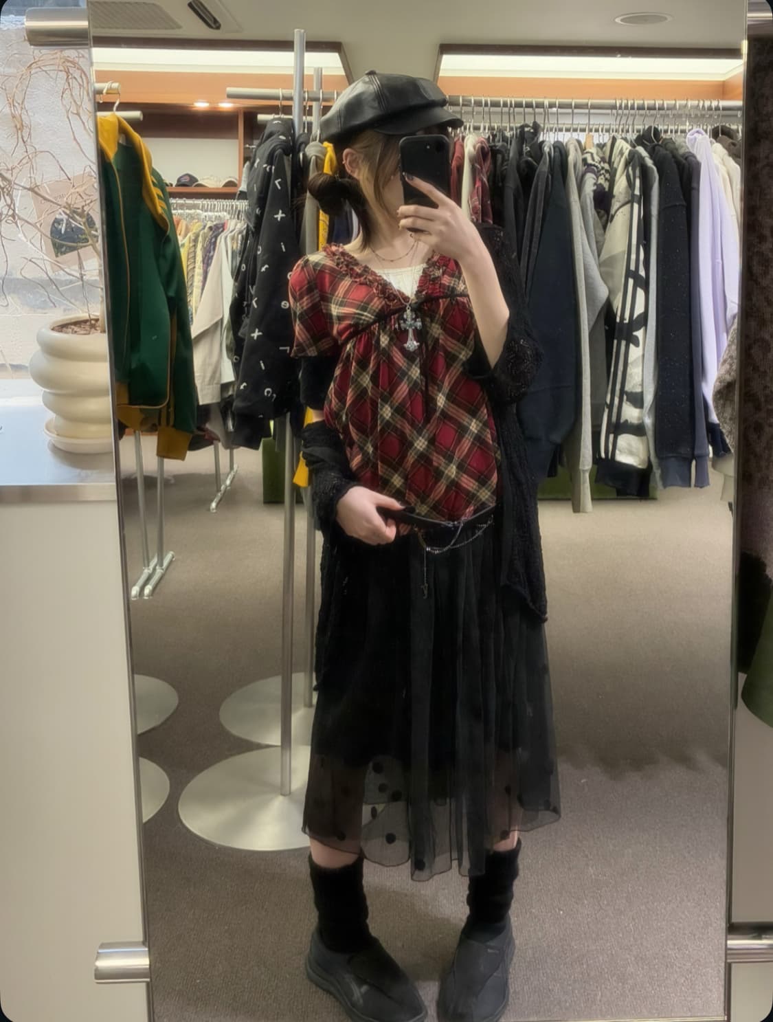 Dark Grunge Check 🍓⚓️ 상품이미지2