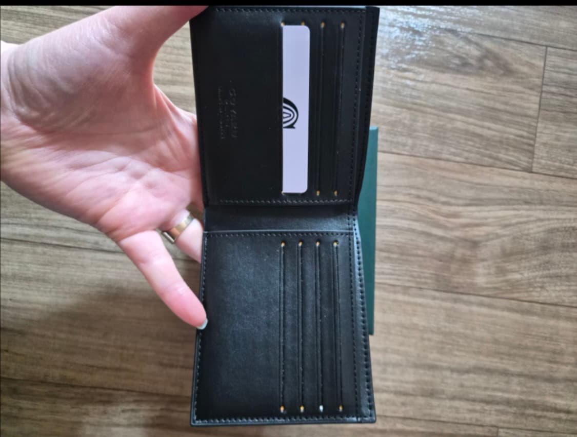 고야드 반지갑 블랙/브라운 상품이미지3