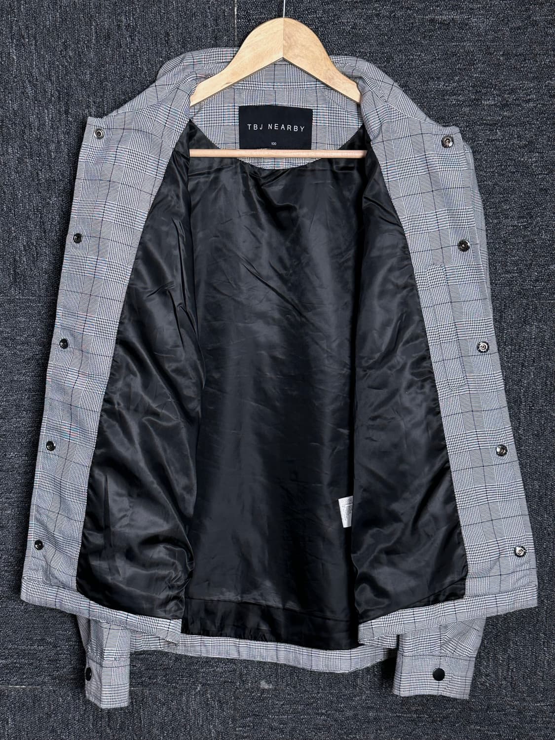 TBJ NEARBY 체크 자켓 100 상품이미지3