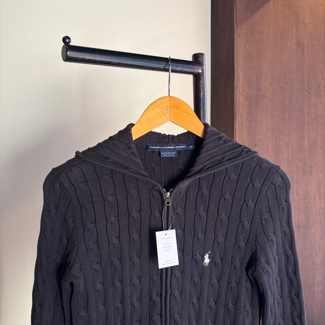 15477 - 폴로 랄프로렌 케이블 니트 후드 집업 상품이미지1