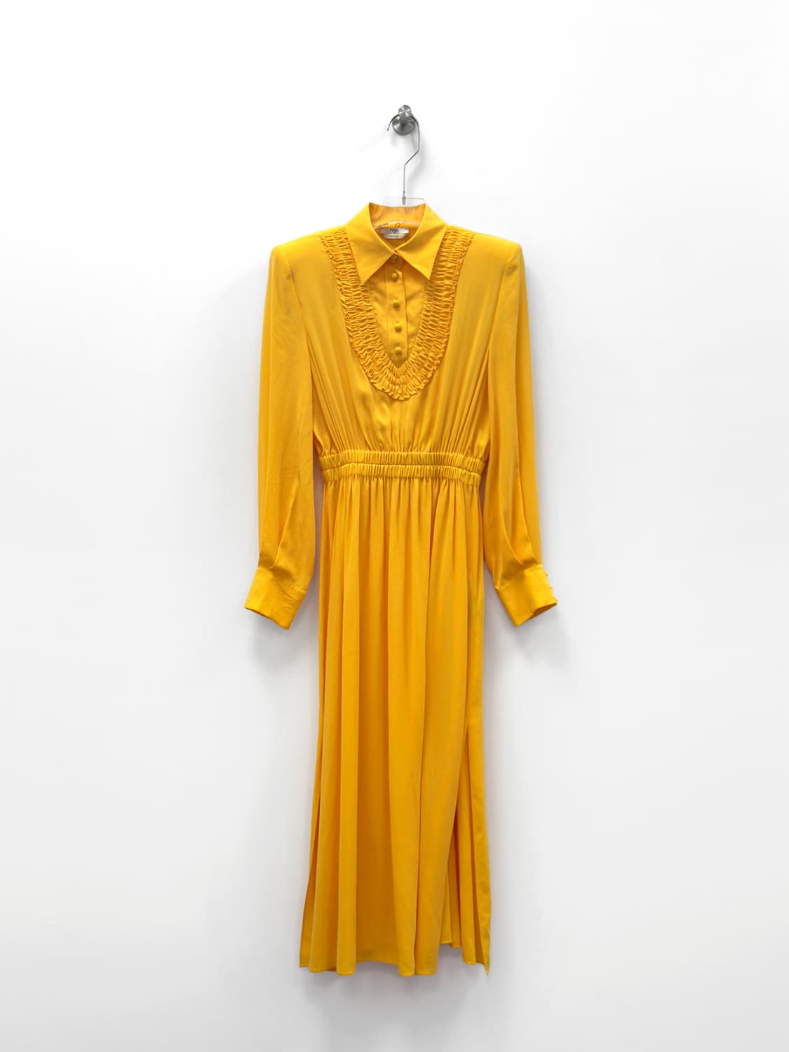 FENDI Yellow Silk Long Dress 상품이미지1