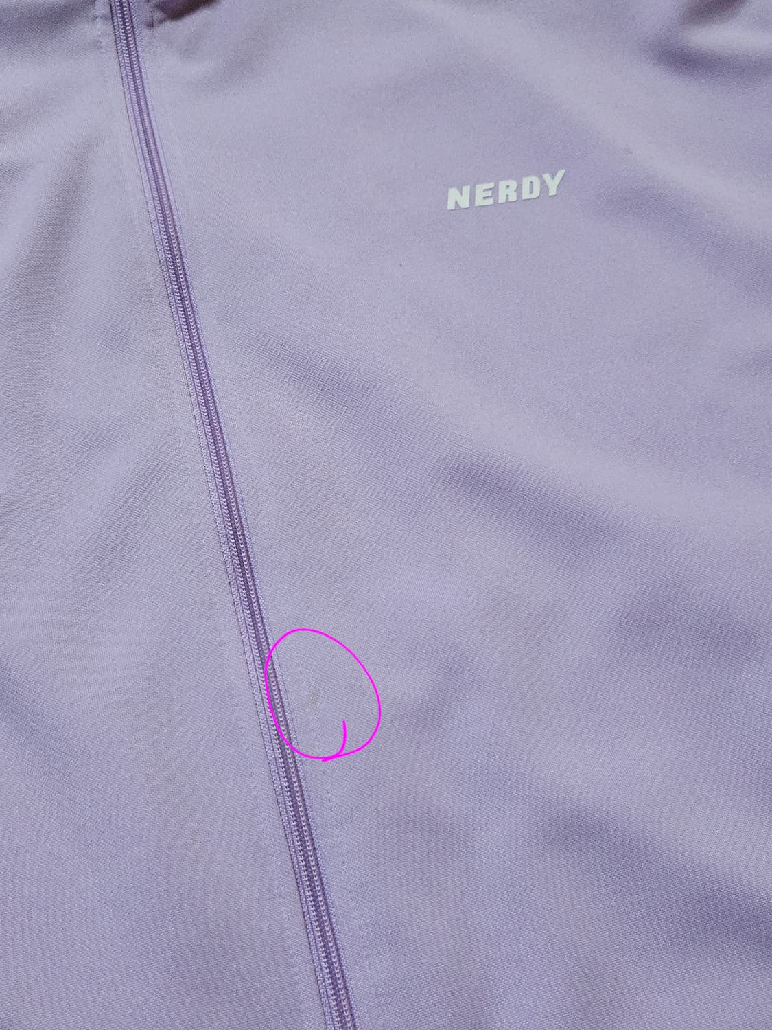 초희귀 대대장급!!) 널디 트랙탑 라이트퍼플 M 상품이미지2