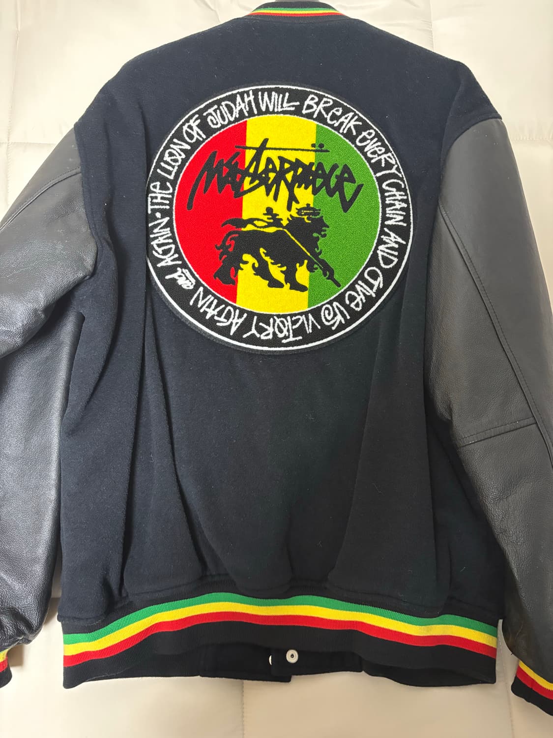 Stussy x Masterpiece 바시티 자켓 상품이미지2