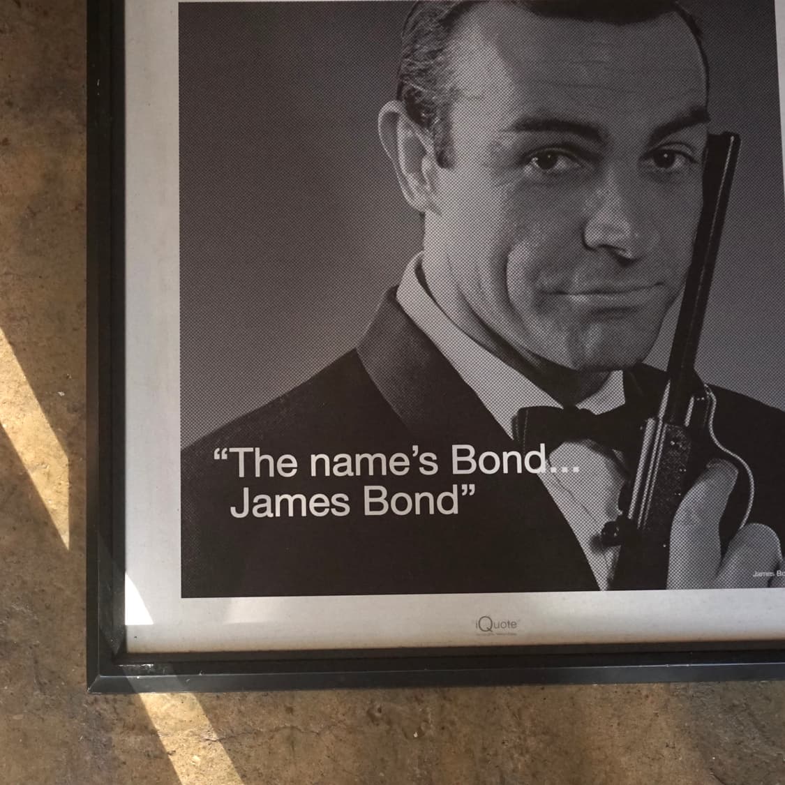 빈티지 소품 제임스본드 007 숀코네리 포스터 액자 상품이미지3