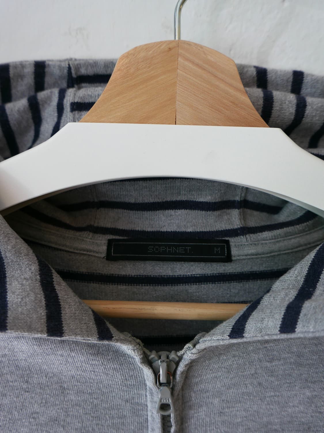 소프넷 스트라이프 후드집업 상품이미지5