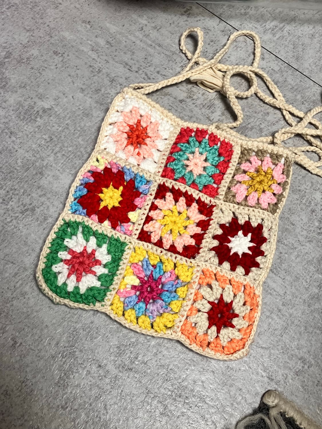 크로쉐 스퀘어 가방  상품이미지3