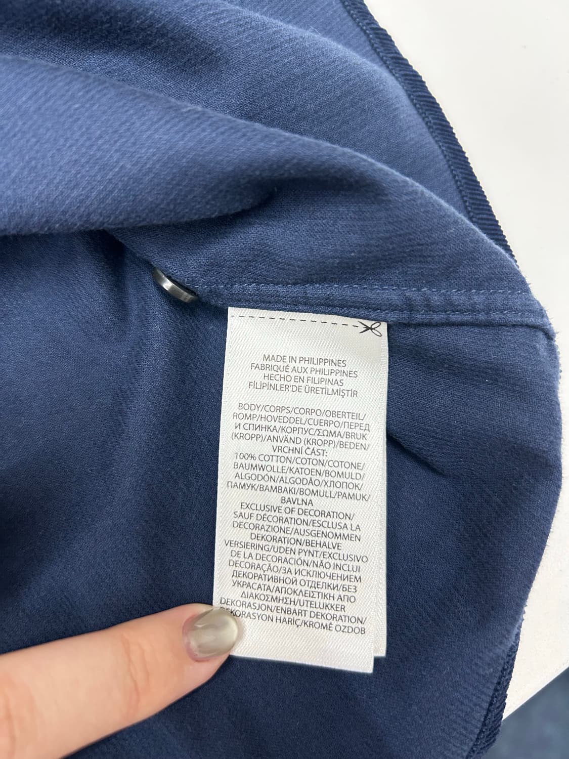 폴로네이비 코듀로이 셔츠 상품이미지5