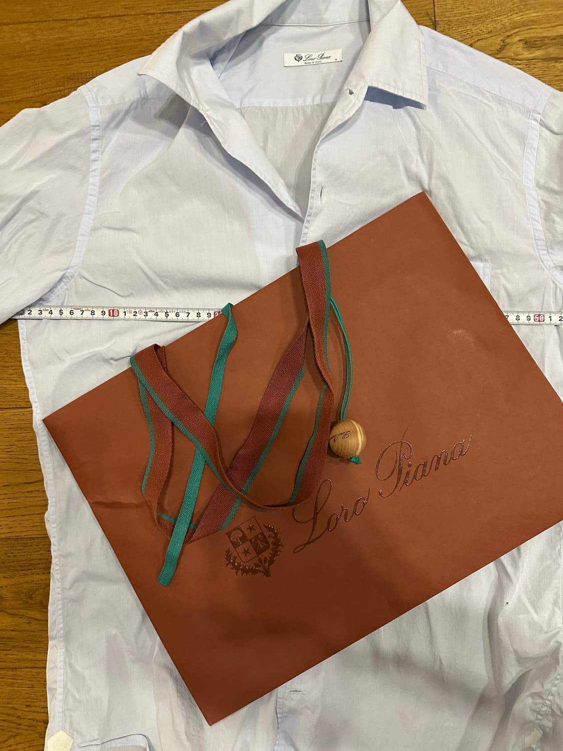 로로피아나 안드레 셔츠 코튼 M 상품이미지7