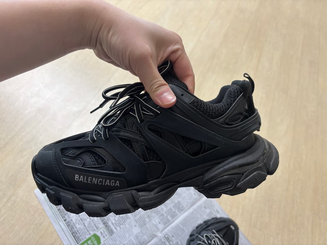 발렌시아가 트랙 슈즈 트리플 블랙 40 상품이미지7