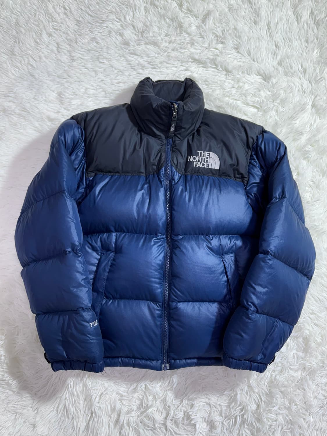 노스페이스 700 네이비 눕시 다운 패딩  상품이미지3