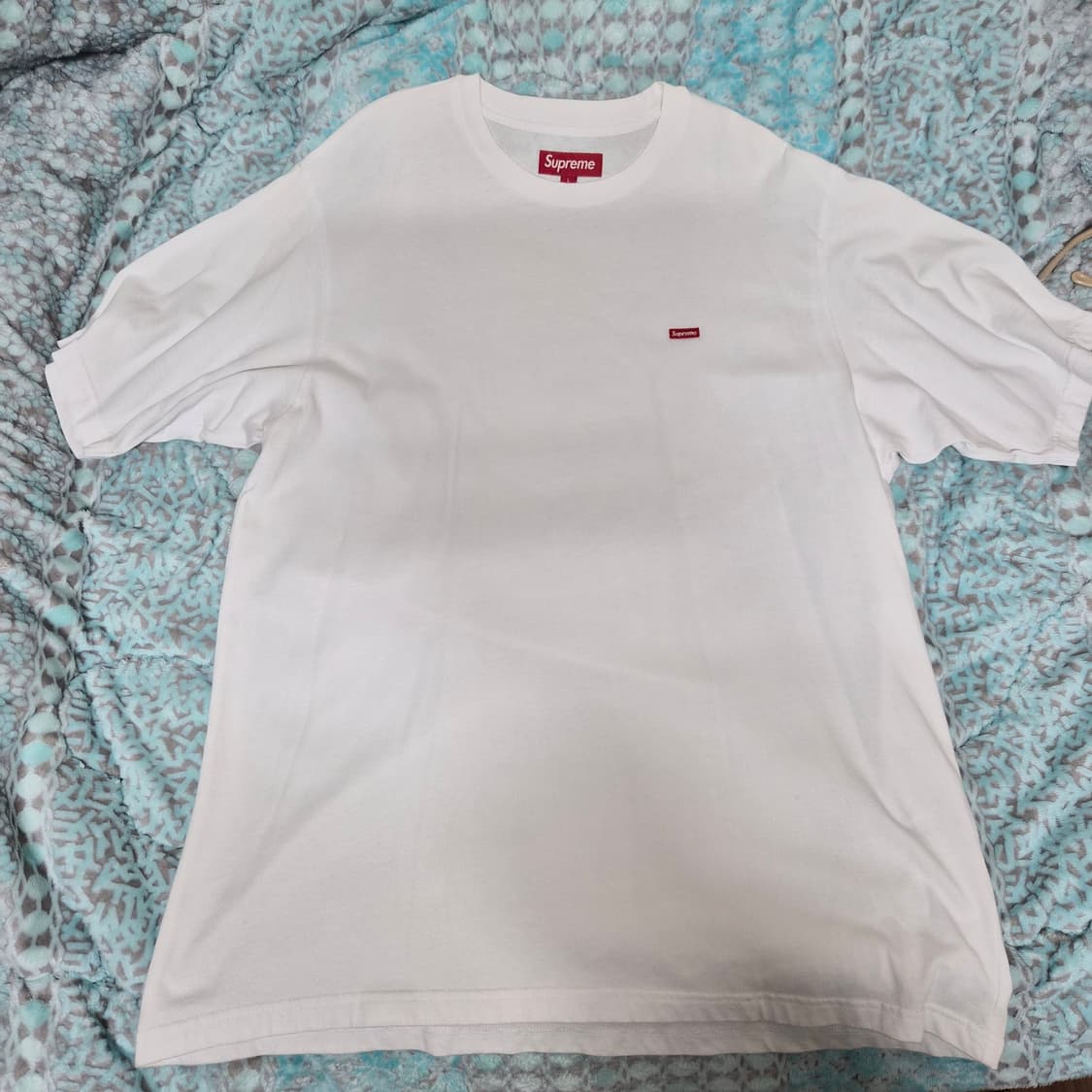 슈프림 25SS 스몰 박스 티셔츠 화이트 L 상품이미지2