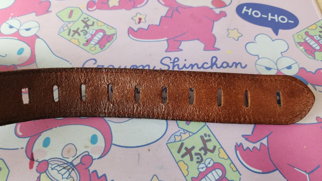 통가죽 벨트 브라운 남성용 상품이미지7