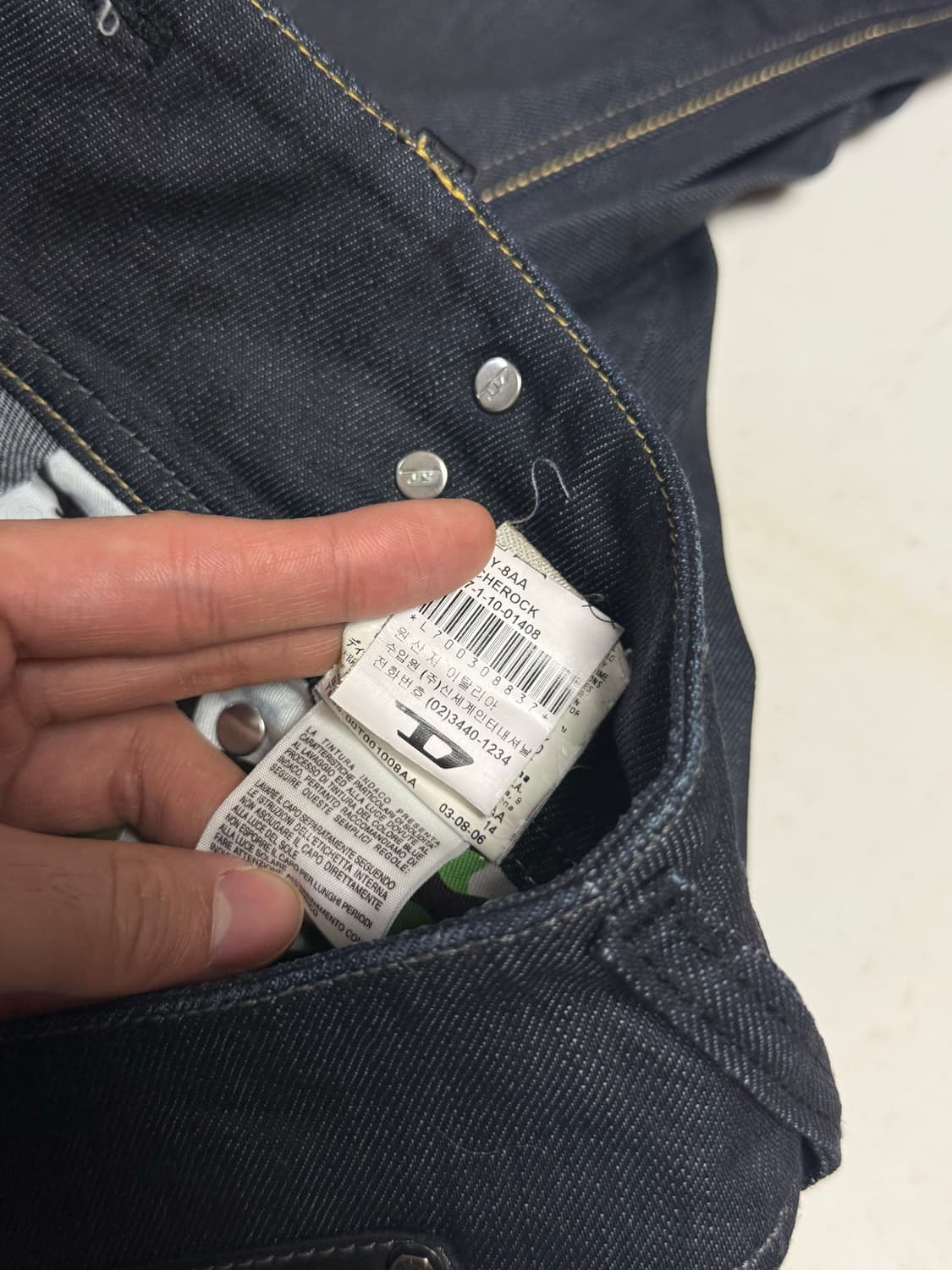 Diesel CHEROCK 00’s boot-cut Denim pants 상품이미지6