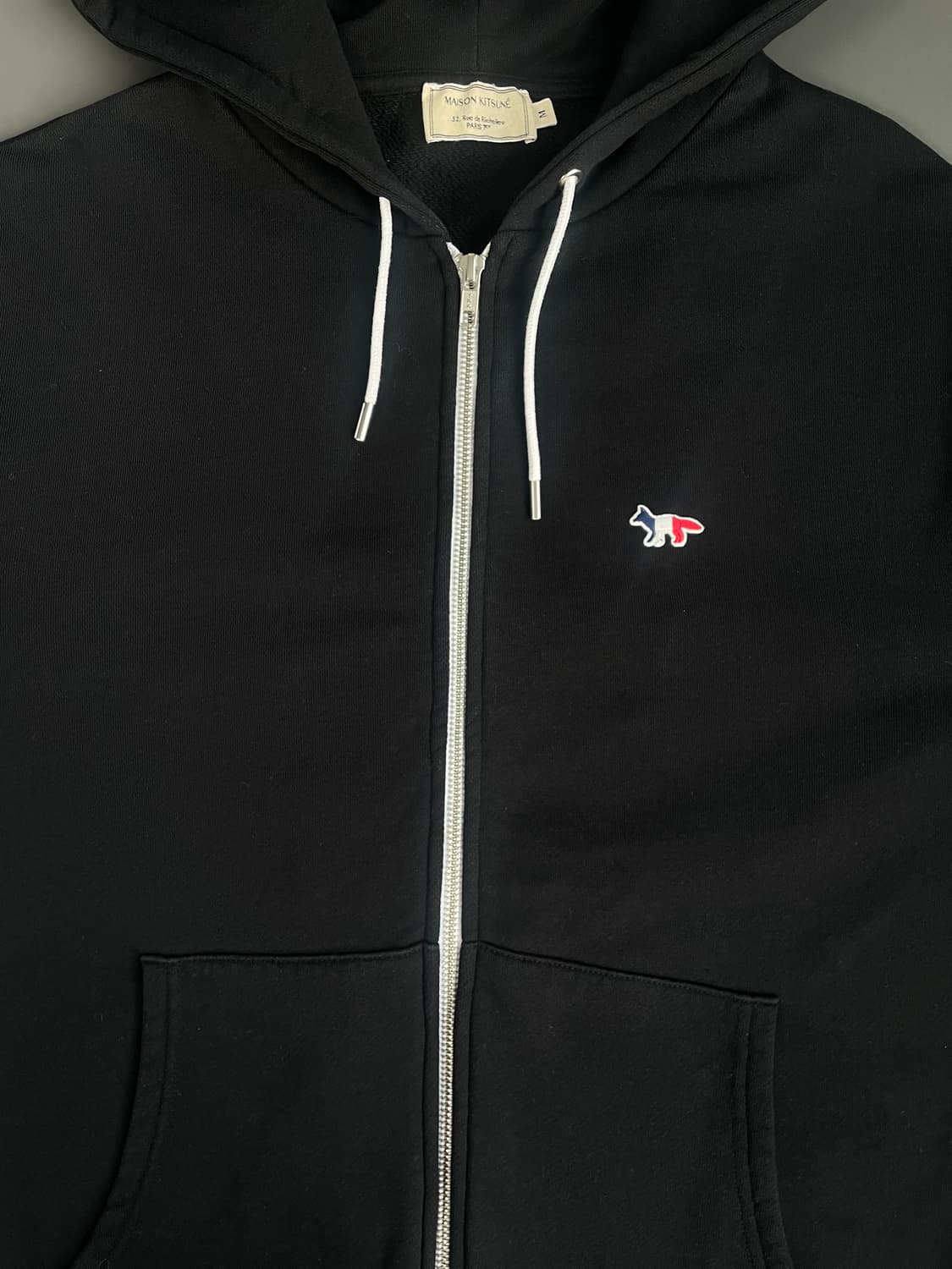 [M] 메종 키츠네 트리 폭스 자수로고 후드 집업 상품이미지6