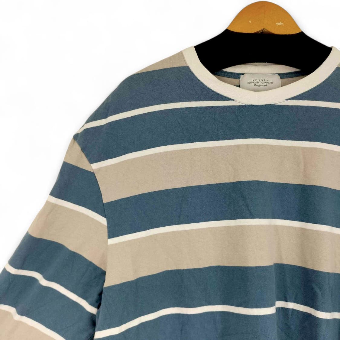 언유즈드 오가닉 코튼 스트라이프 보더티 상품이미지3