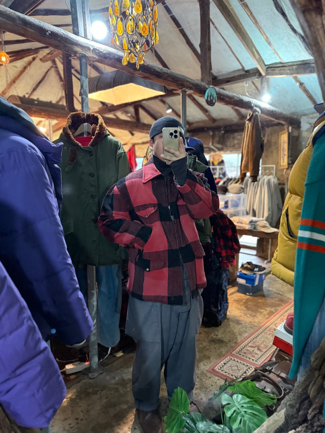 1940‘s Buffalo Check Wool Hunting Jacket 상품이미지8