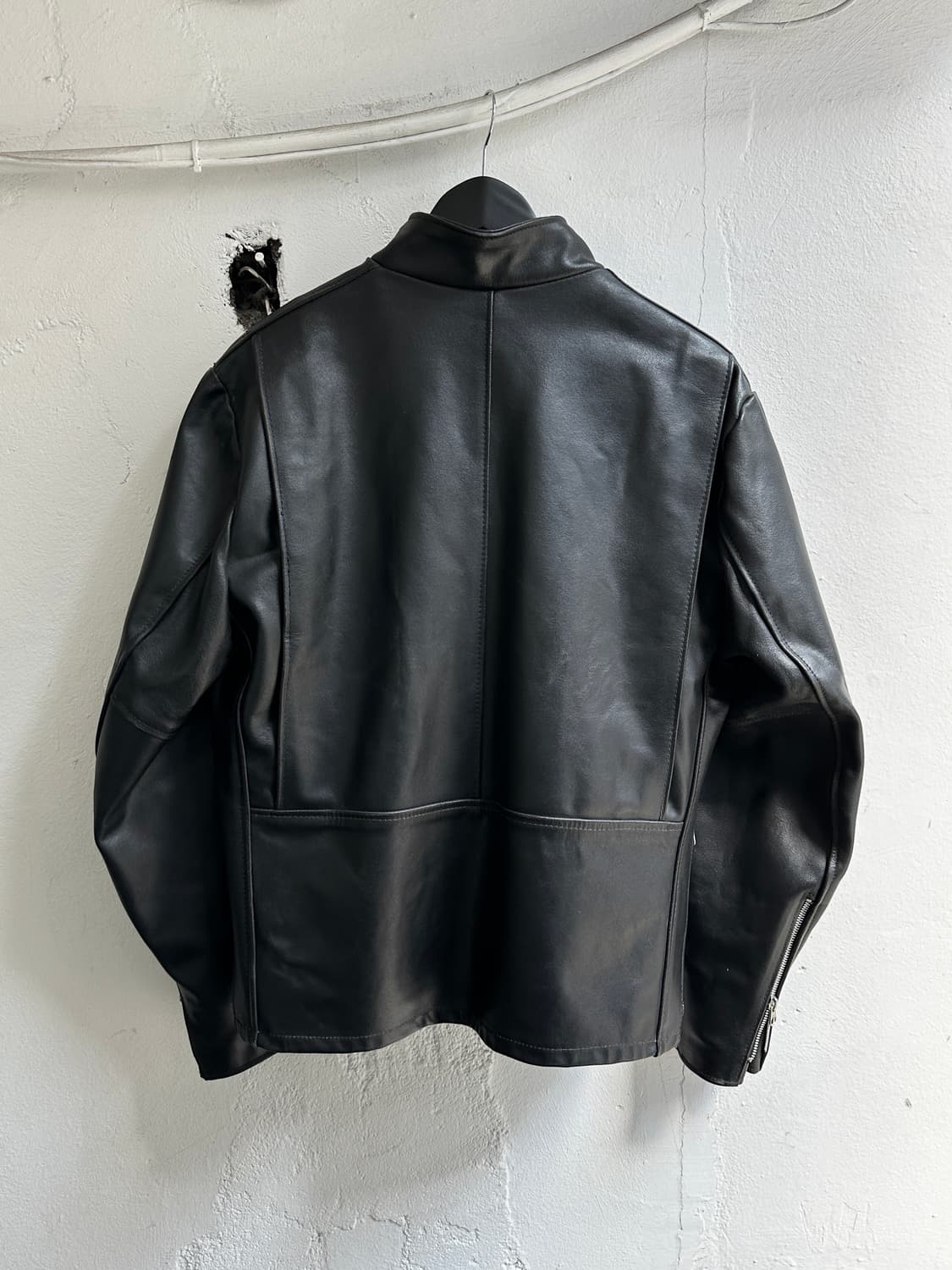 80's 빈티지 Sears 시어스 모터사이클 라이더 레더 자켓 상품이미지4