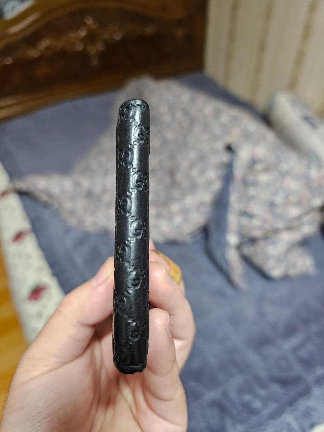 (정품) 구찌 마이크로시마 반지갑/260987/개인/팝니다. 상품이미지8