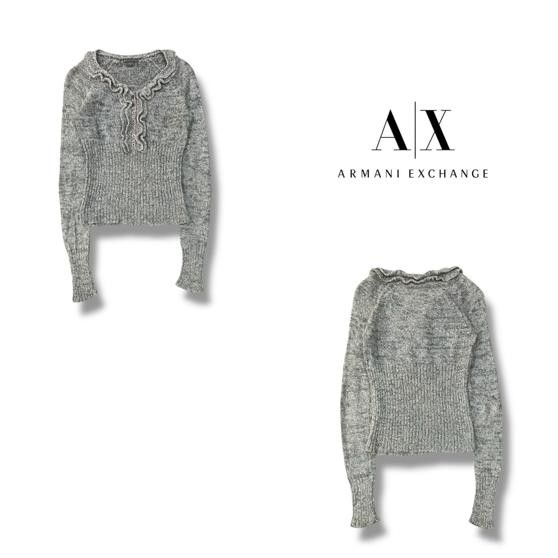  아르마니 익스체인지 프릴 니트 y14197 상품이미지1