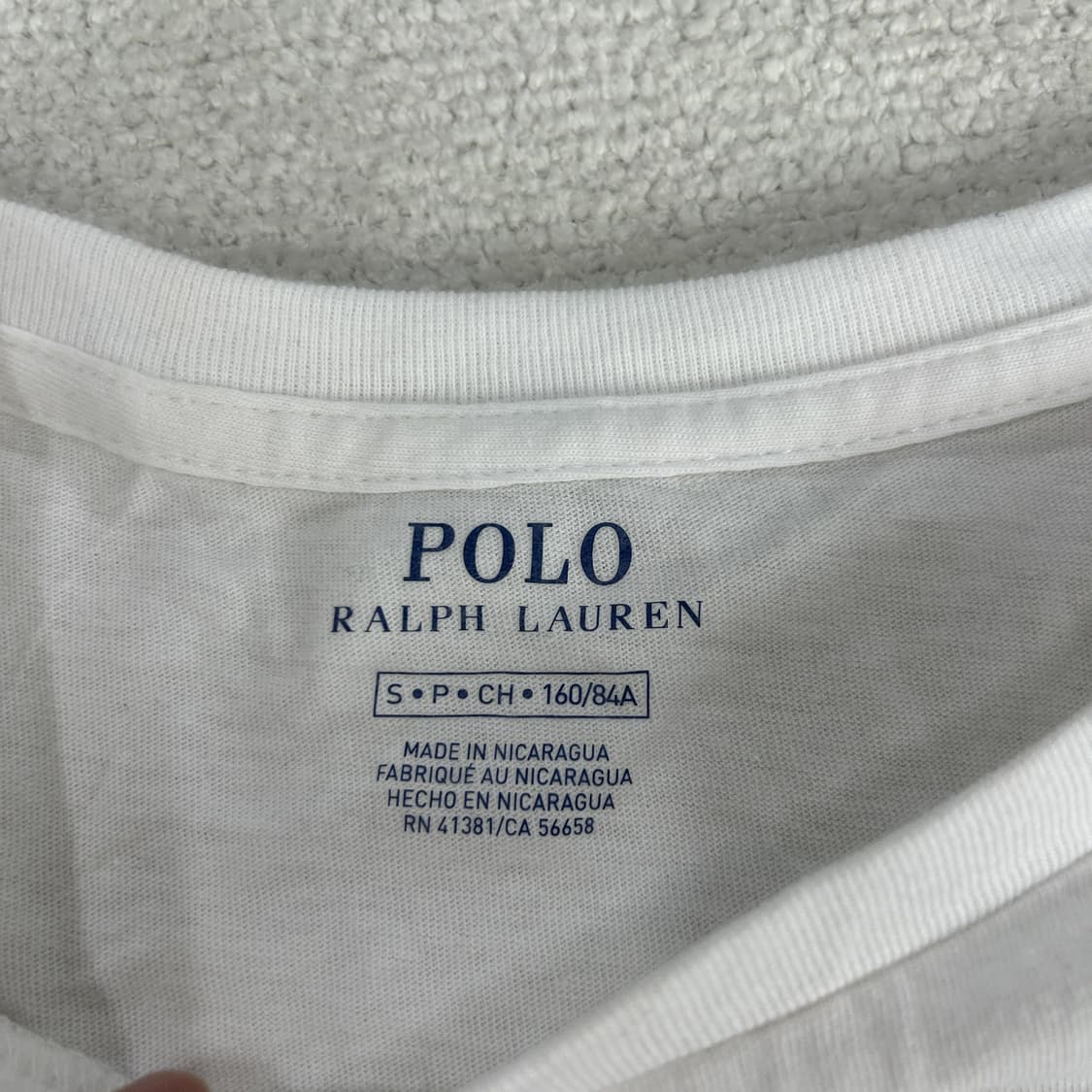 폴로 랄프로렌 반팔 티셔츠 화이트 s 상품이미지2
