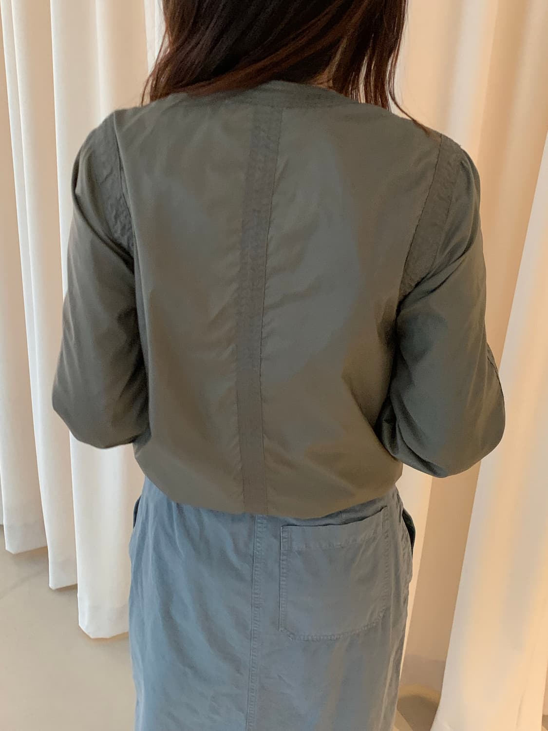 00's "ARMANI JEANS" nylon Jacket 상품이미지3