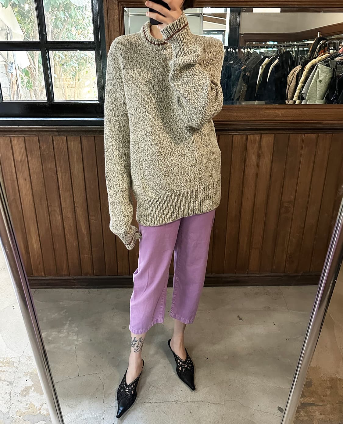 RRL wool melange sweater 상품이미지4