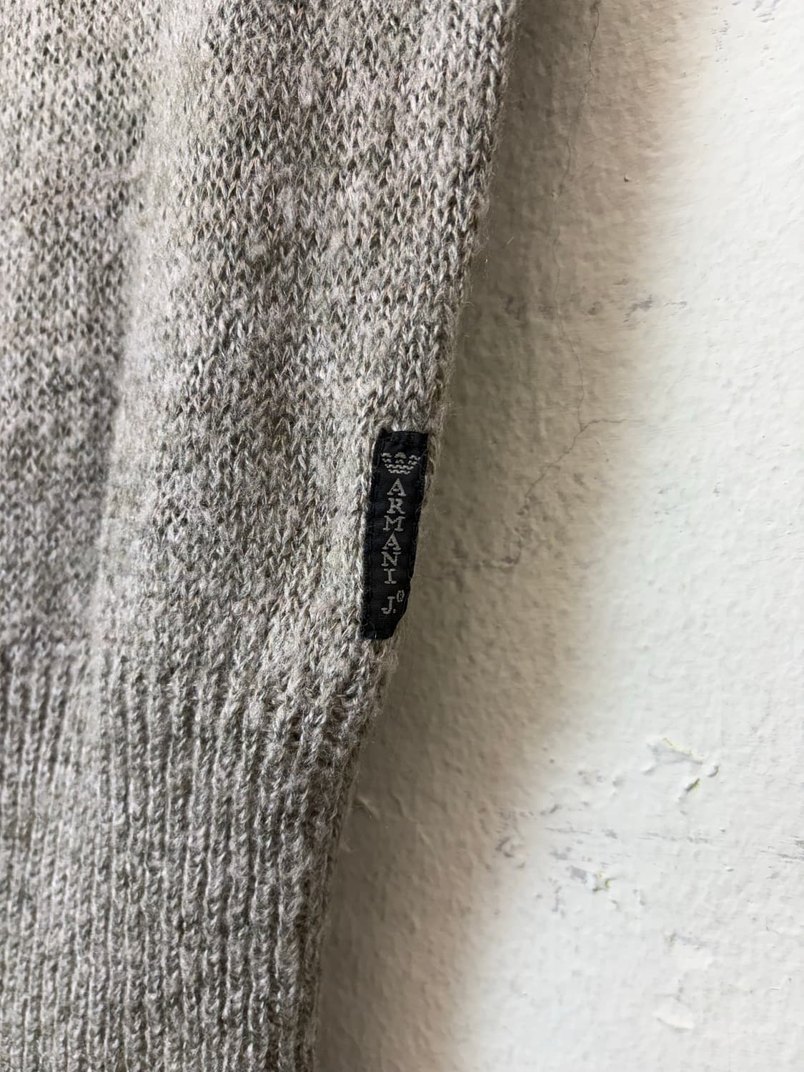아르마니진 90s 빈티지 버튼 니트 베스트 상품이미지3