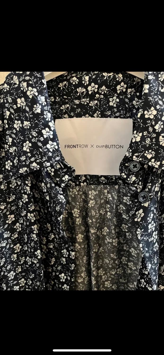 FRONTROW & pushBUTTON 네이비 셔츠원피스 상품이미지2