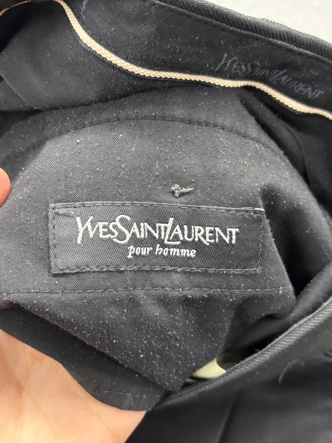 Yves saint laurent 검정 슬랙스 상품이미지4