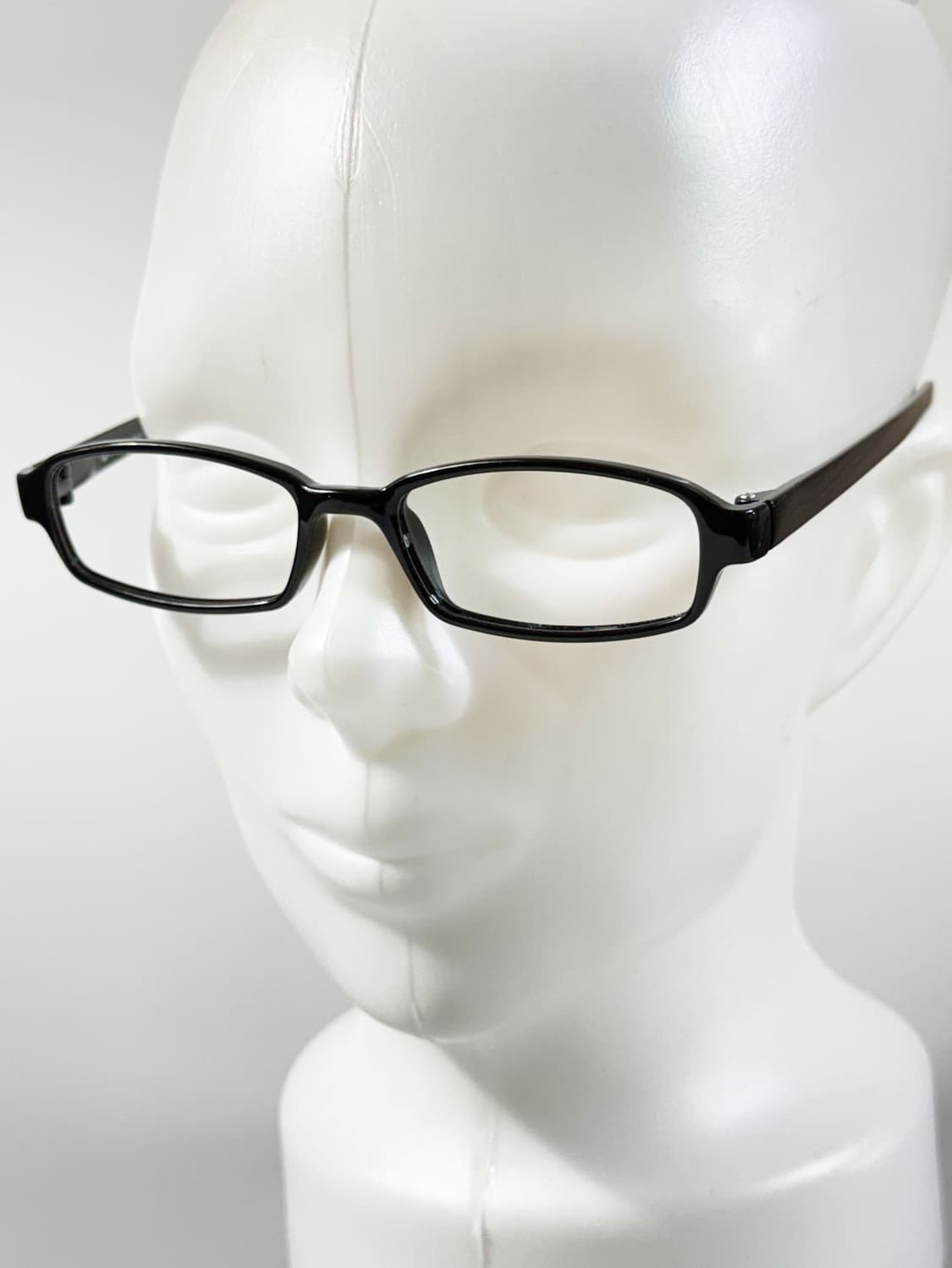 POLY SWISS 블랙 스퀘어 뿔테 빈티지 안경 상품이미지8