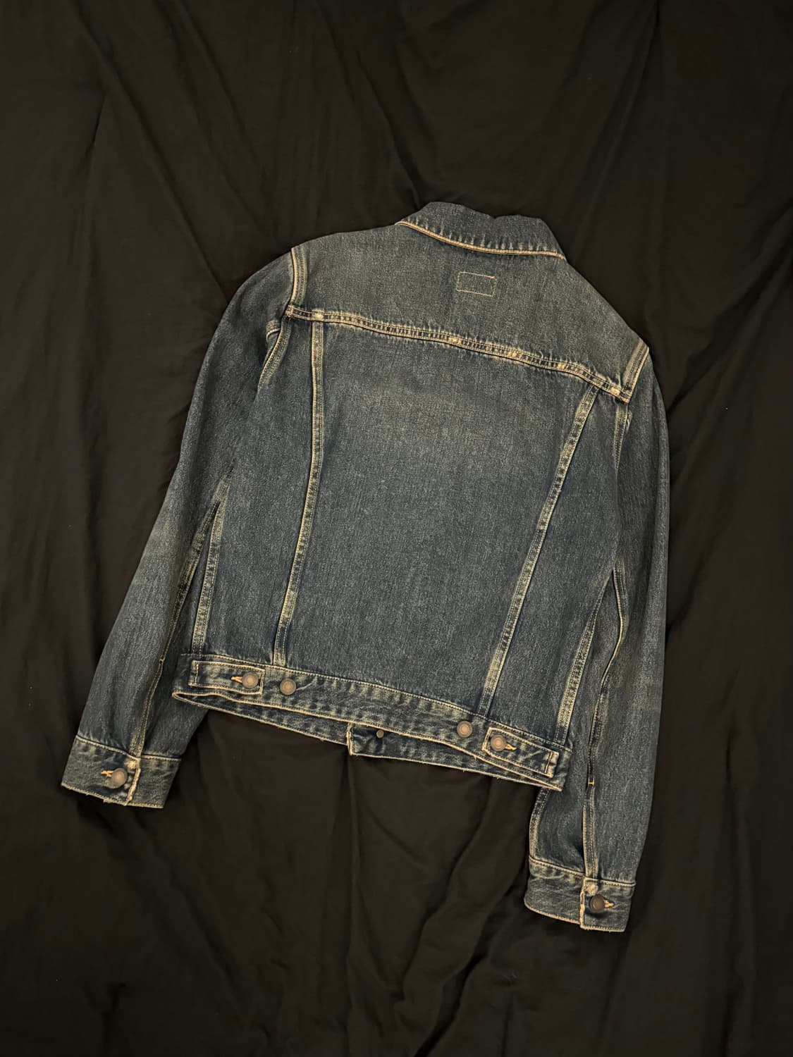 생로랑 16ss 퍼머넌트 녹워싱 데님자켓 상품이미지4