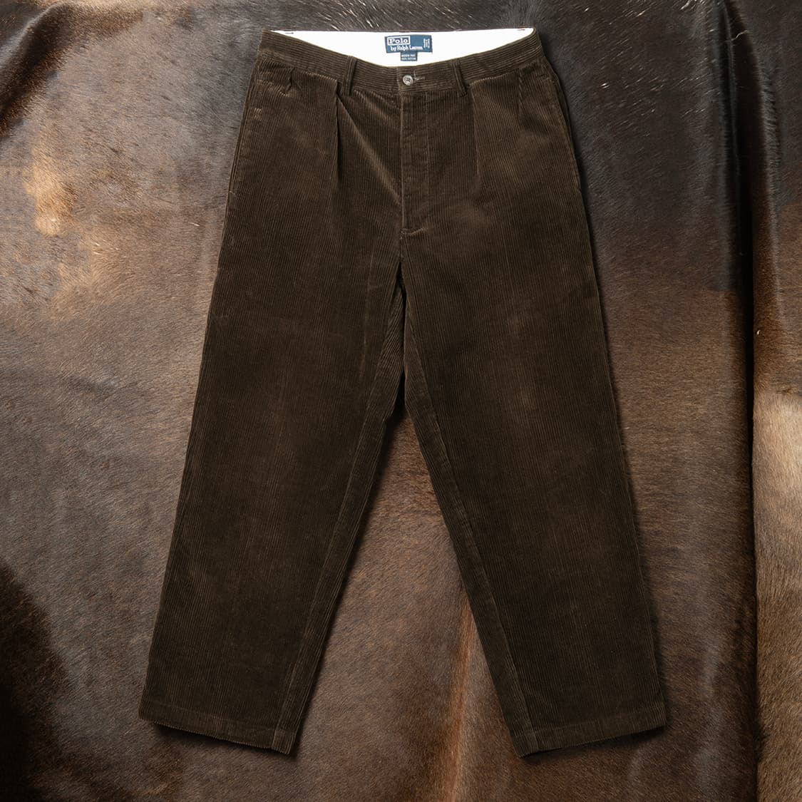 [31] 90s~ 폴로 랄프로렌 ANDREW 투턱 코듀로이 팬츠  상품이미지1