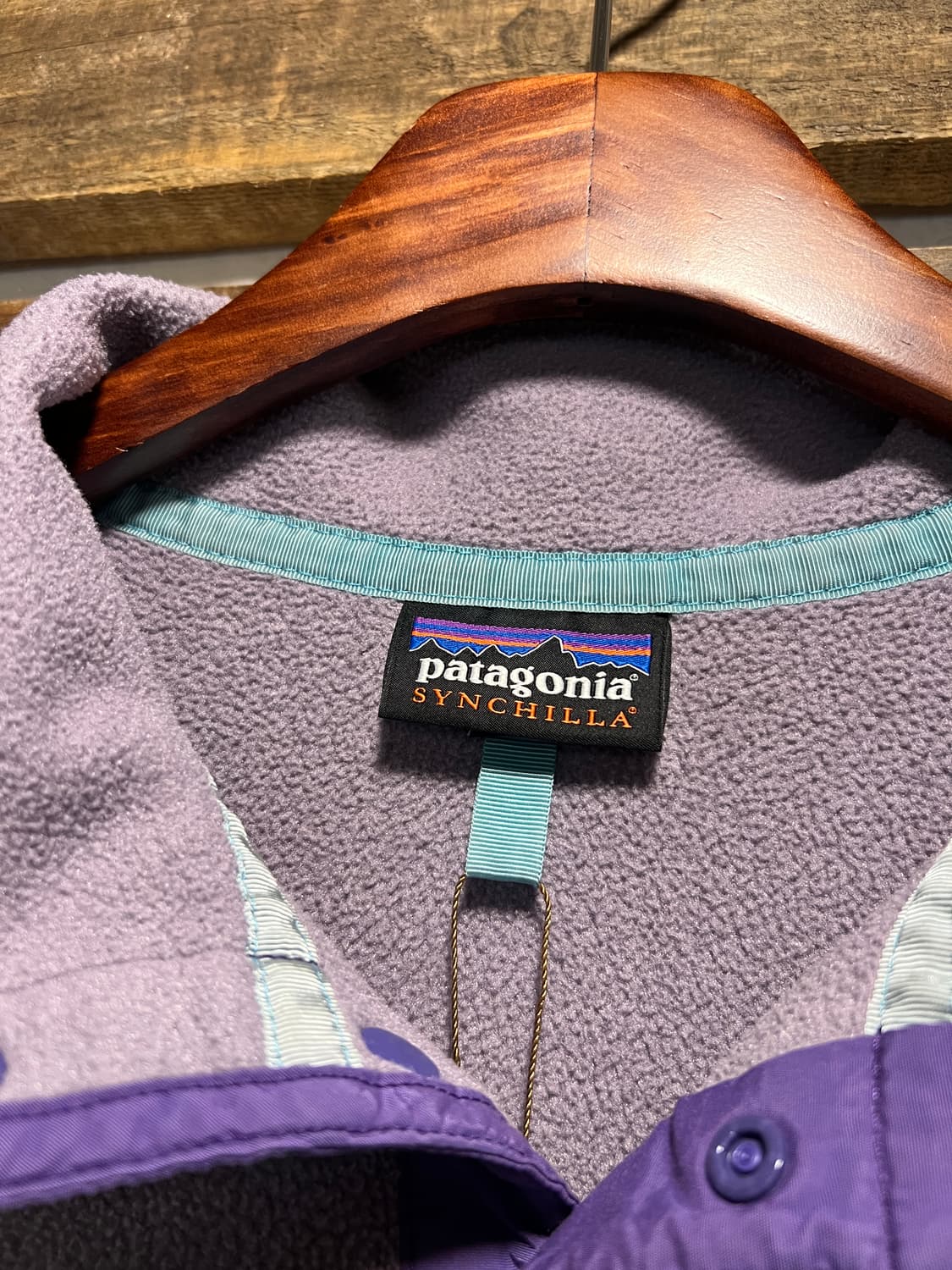 [XL]파타고니아 우먼스 신칠라 라벤더퍼플 아노락 플리스 상품이미지2