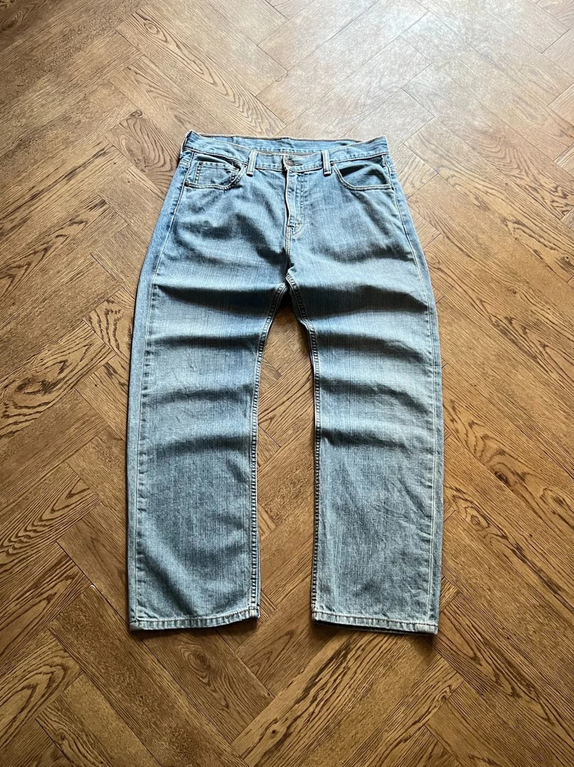 [32]리바이스 569 라이트블루 와이드핏 데님 팬츠 상품이미지1