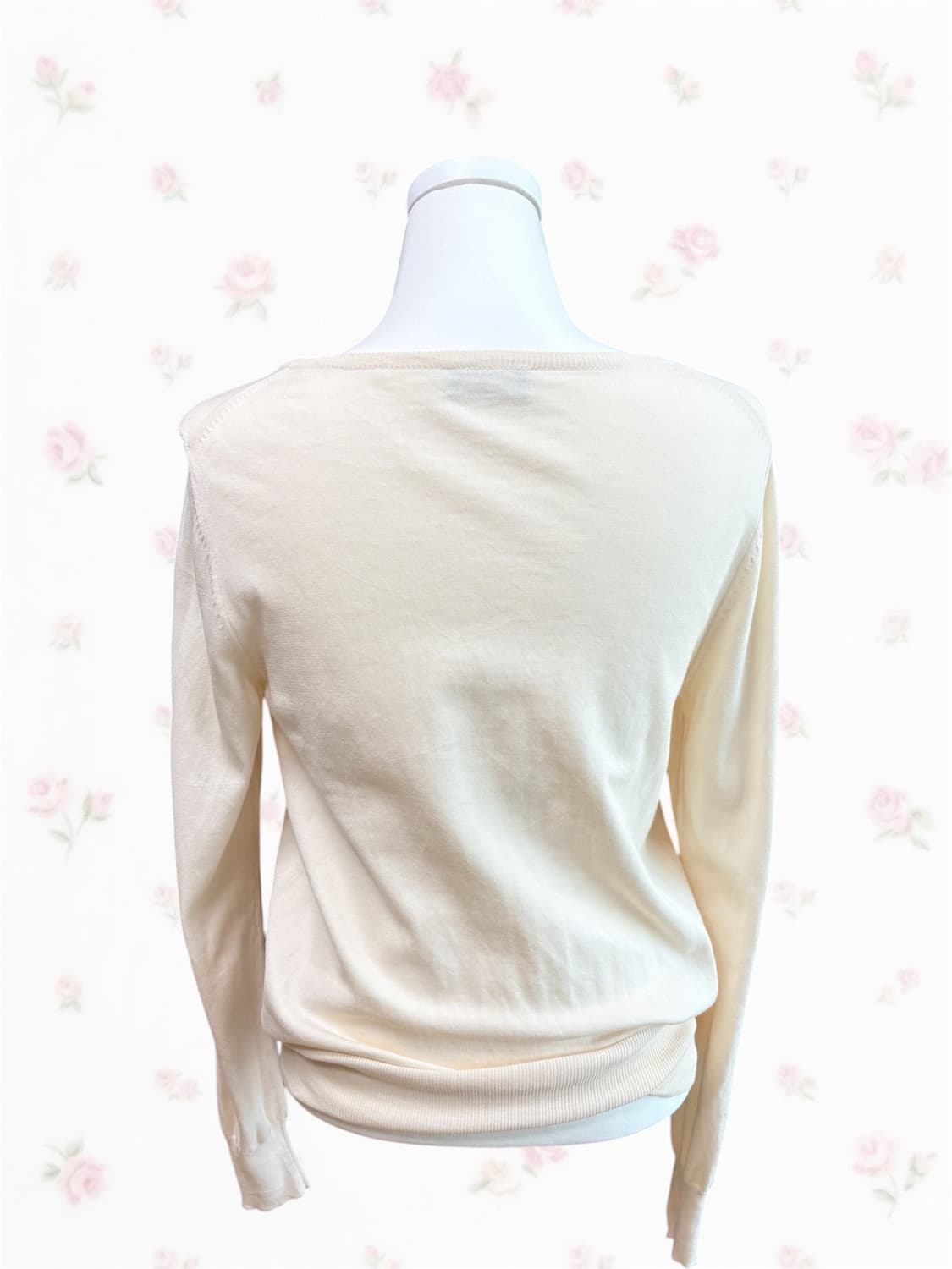 살구우유 베이직 가디건 상품이미지2