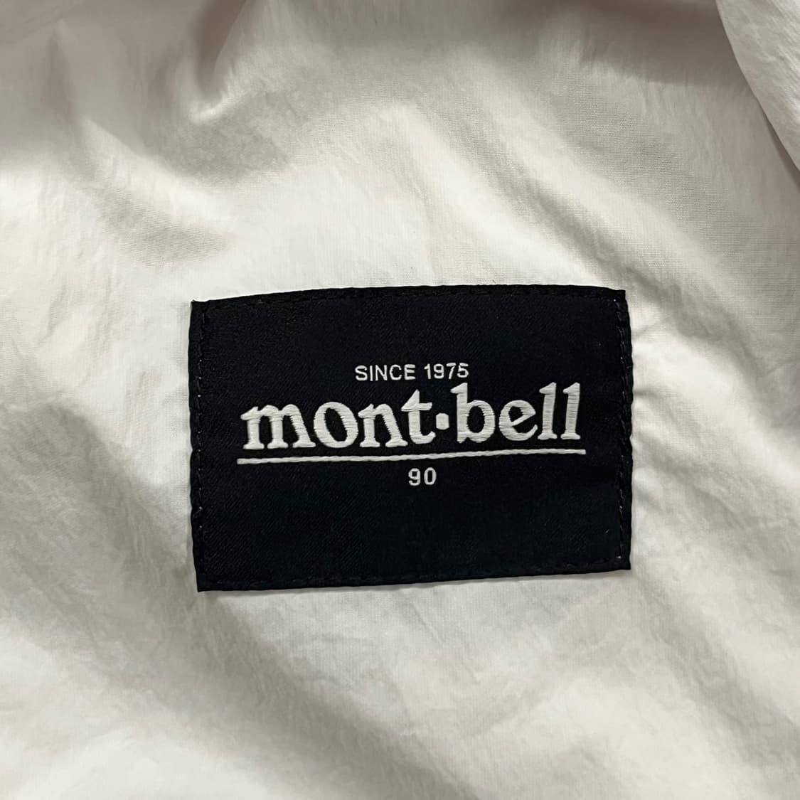 [정품/90] 몽벨 화이트 바람막이 자켓 b13 상품이미지5