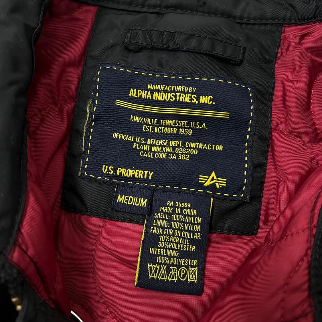 알파인더스트리 테크포켓 Ma-1 항공자켓 상품이미지6