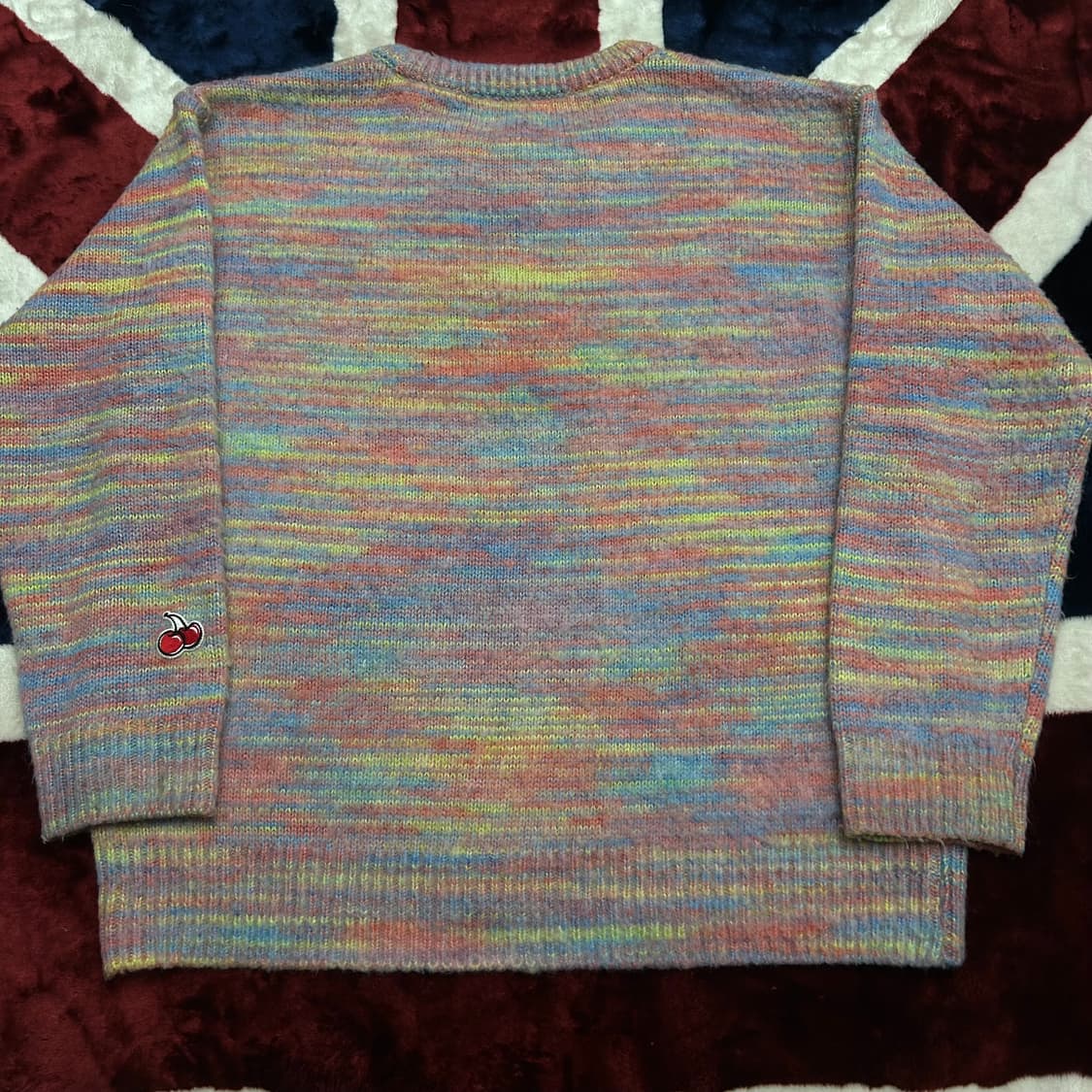 [1]키르시 스몰로고 다잉 니트 상품이미지4