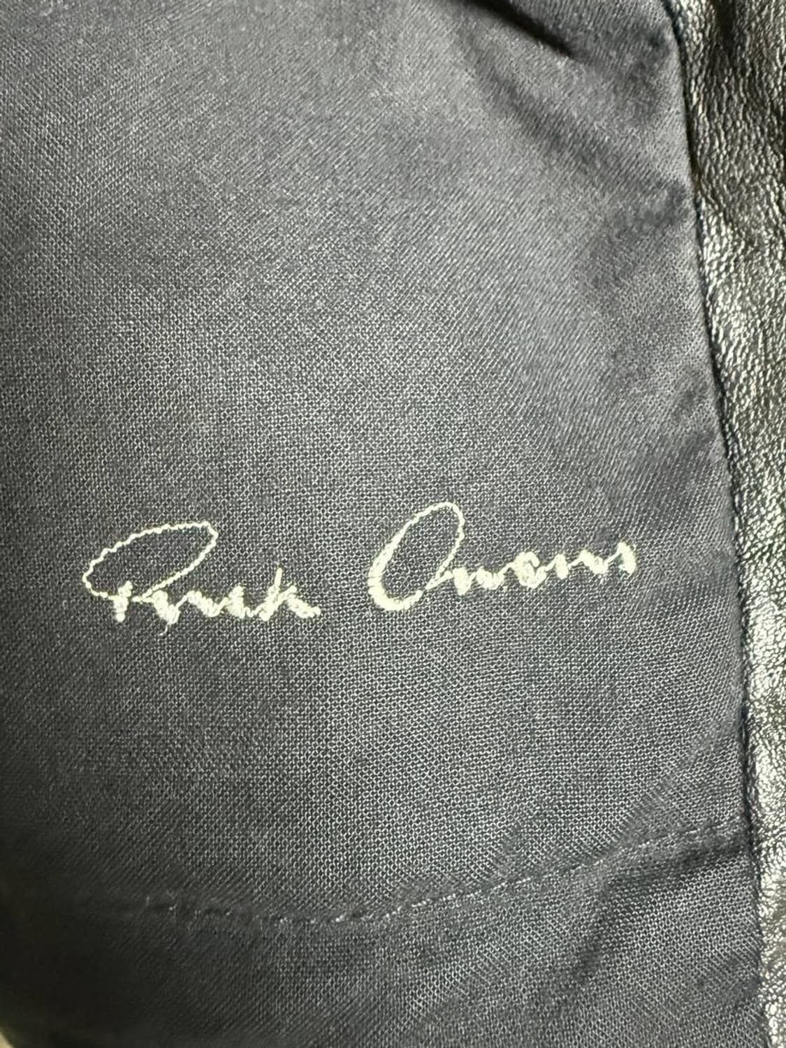 Rick Owens Leather Leather Jacket 상품이미지10