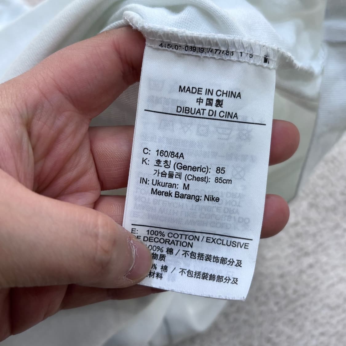 M 나이키 여성 크롭 반팔 (이염확인 ) 0420E 상품이미지4