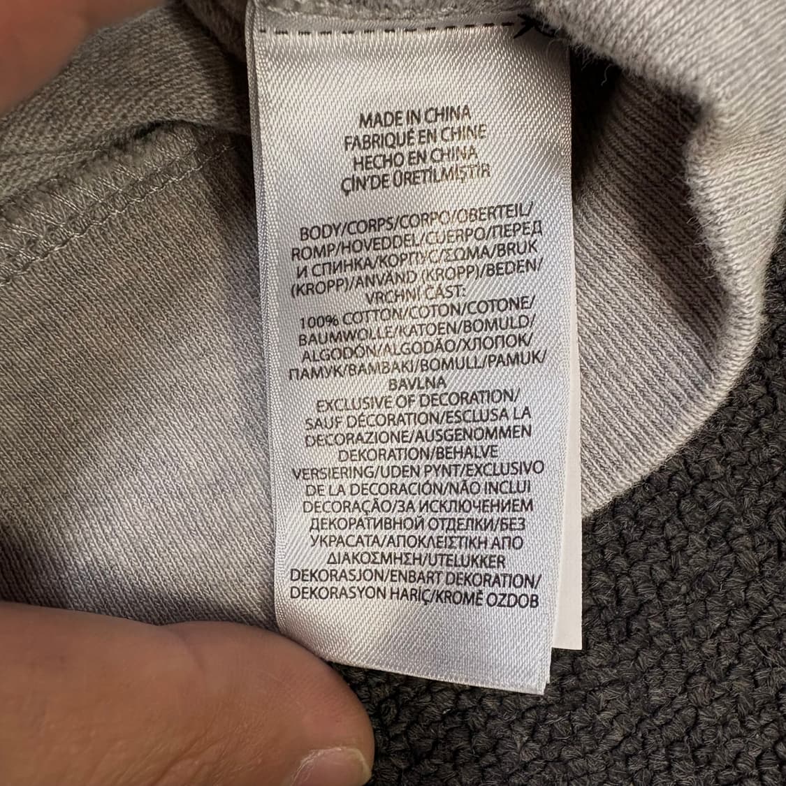 폴로 랄프로렌 신형탭 그레이 반집업 니트 맨투맨 보이즈 L  상품이미지6