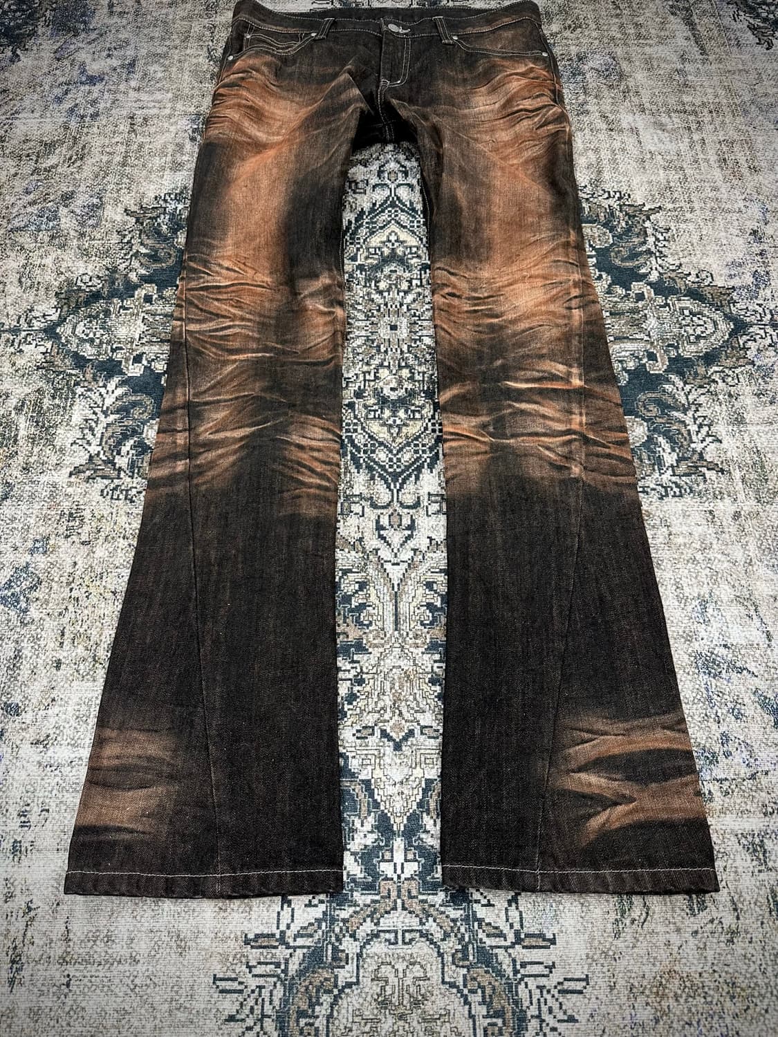 Tornado mart brown washed bootscut jeans 상품이미지3